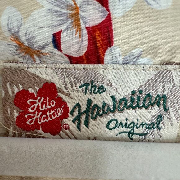 Hilo Hattie Hawaiian Original Parrot Bamboo Sheath Maxi Dress 14 Multicolor - Picture 5 of 11